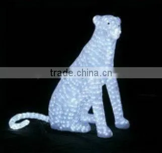christmas decoration crystal sculpture light for santa claus