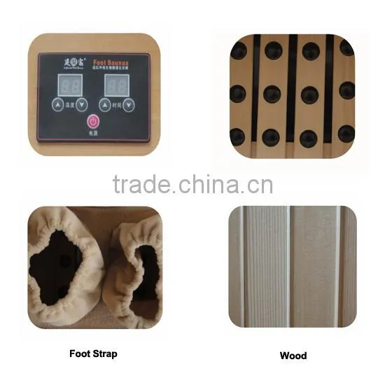 portable home wooden far infrared foot sauna health and wellness products ZL-001MINI