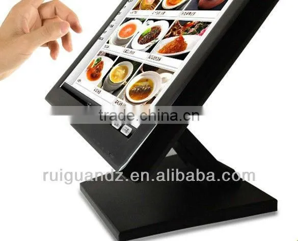 10''-24'' heavy duty foldable touch monitor forcorner tv stand