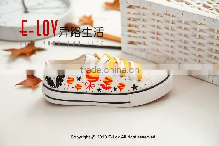 Hot sales high quality new canvas shoes pattern