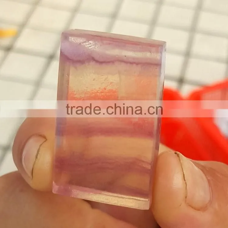 Small Polished Fluorite Crystal Slice Pendants Stone