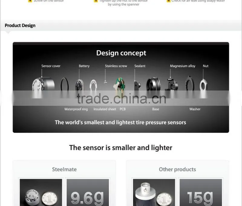 Steelmate T016 external sensor,ip67 sensor,current sensor