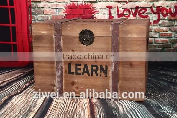 Vintage Style Wooden Storage Trunk Box/Case Sets