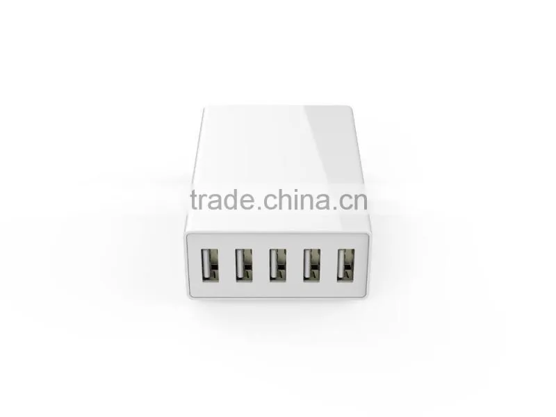 CE,ROHS,FCC Approved usb charger ODM/OEM quick delivery (E230541) PSE 5-PORT USB Charger with Smart IC