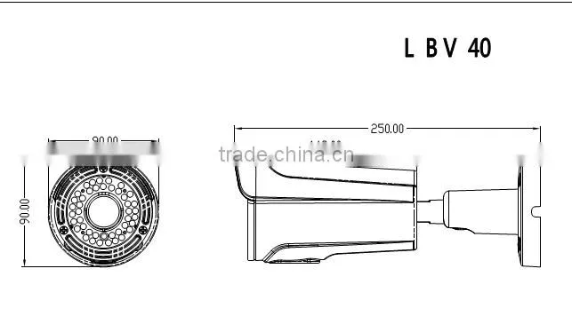 China quality supplier new arrival 1.3mp hisilicon varifocal p2p ip camera
