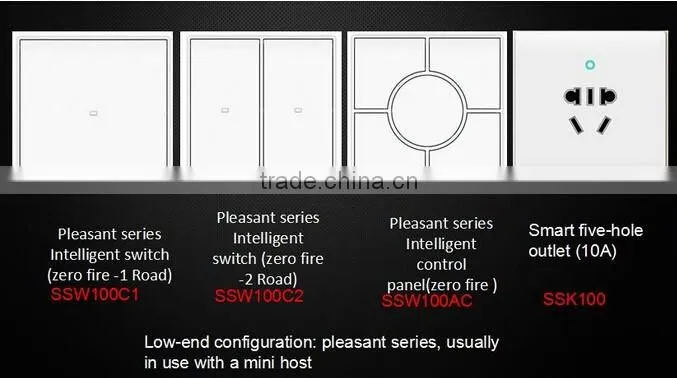 2016 ACESEE zigbee home automation Zigbee wifi APP remote control smart switch smart voltage control SSW100AC