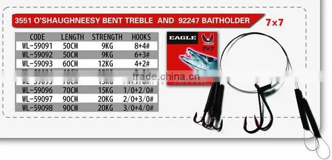 super strong 7x7 stainless steel wire lure trace leader walleye leader