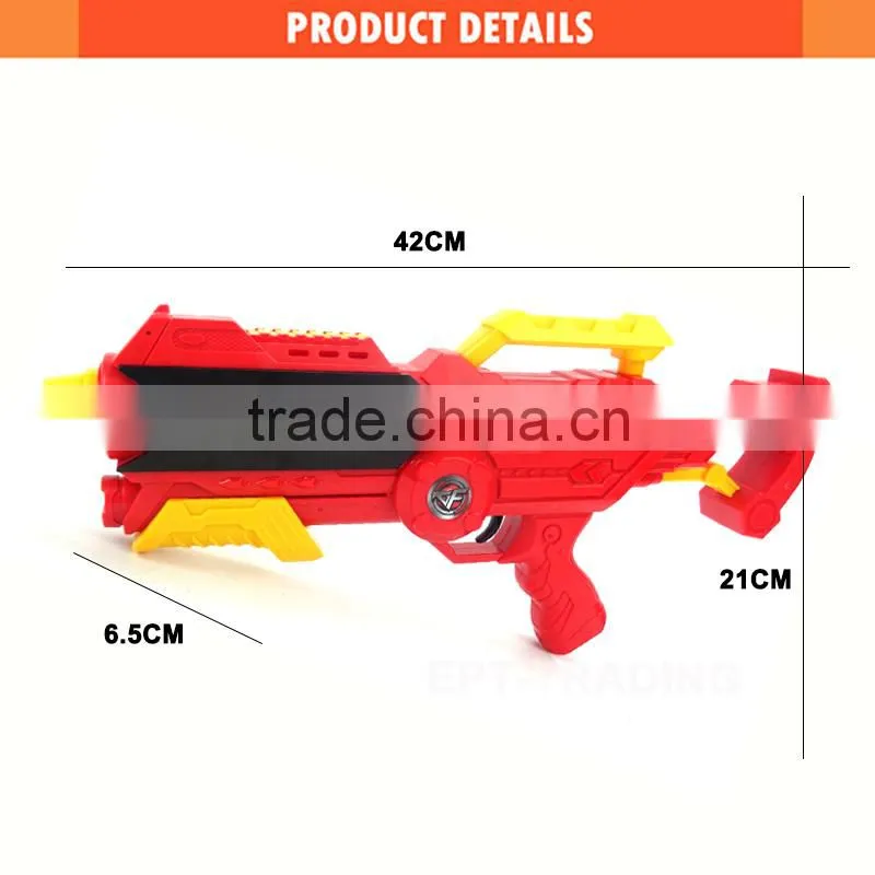 2015 Brand new 2IN 1 kids plastic soft air toy gun with water bullet