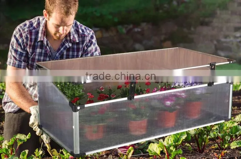 360 Angel Openning Aluminium mini Garden Greenhouse