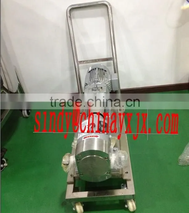 Factory Price!!!! 3RP series stainless steel beer sanitary rotary lobe pump with small vibration and low noise
