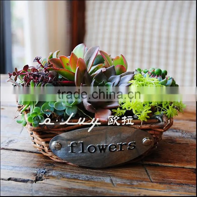 rectangle shape wicker basket willow basket