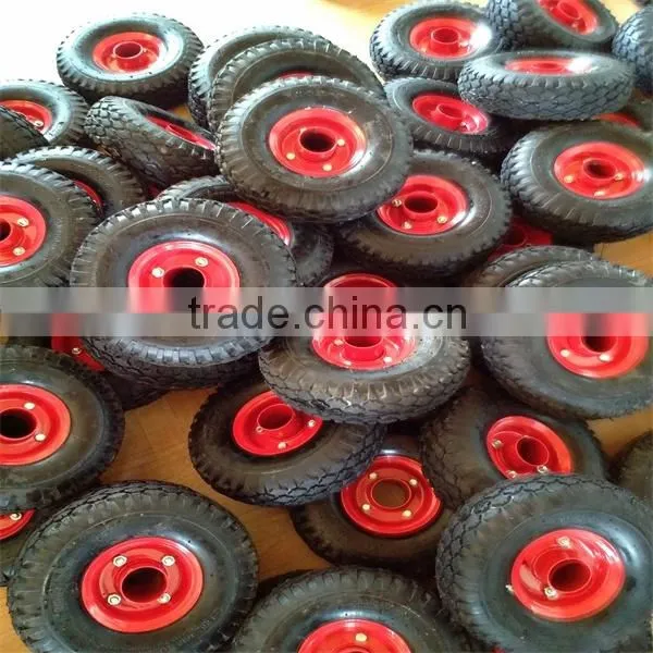 small pneumatic rubber wheel 4.10/3.50-4
