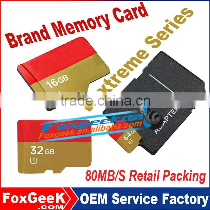 64G Extreme Series Brand SD Memory Card 64Gb Class 10 Micro Capacity with Original Logo Blister Packing Price 8 16 32 128g