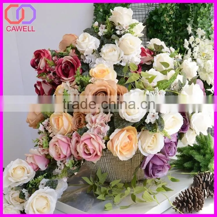 fake rose bushes,artificial wholesale cabbage rose