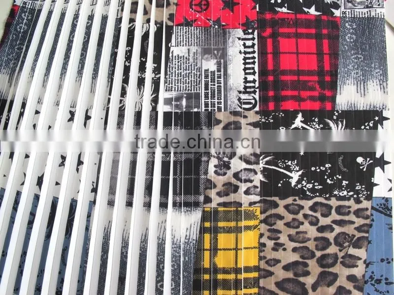 Quality digital print pleated chiffon fabric for 2015 fashion women dress pakistani dresses