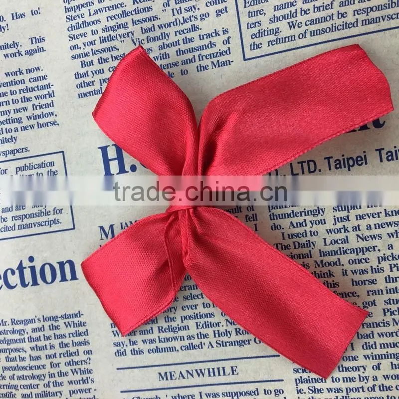 Customized micro-fiber underwear polyester taffeta,lingerie ribbon bow