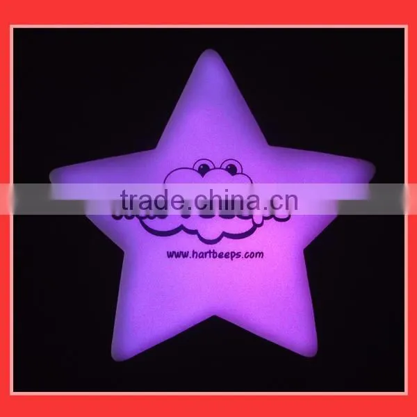 colour changing led flashing star shape mood light