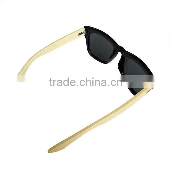 2016 Top quality bamboo temples wooden sunglasses