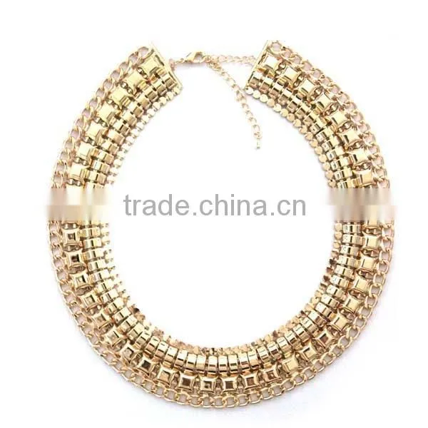 fashion jewelry cheap chunky bib necklace jewelry