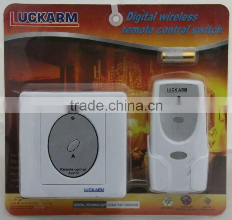2012 Best-selling Digital wireless Remote control One-channel light switch