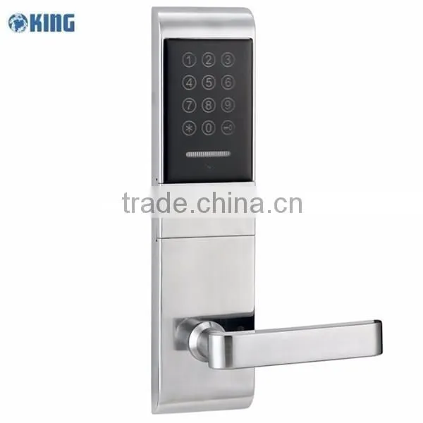 Silver/Gold hotel keyless door lock with password keypad