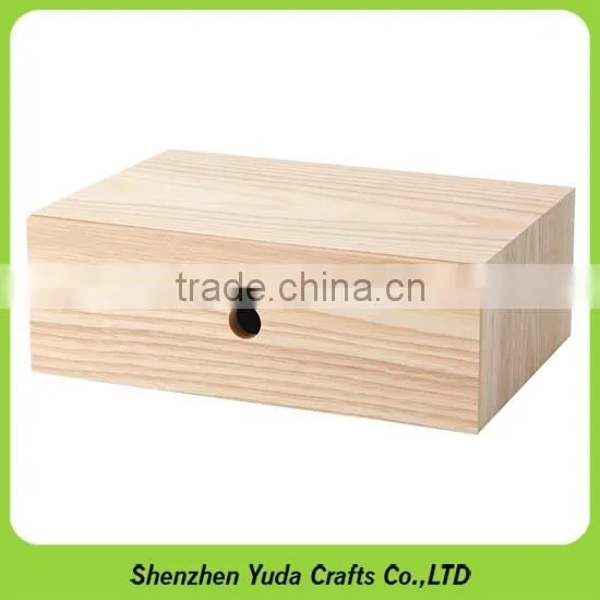 MDF gift box with sliding door wooden box for candy