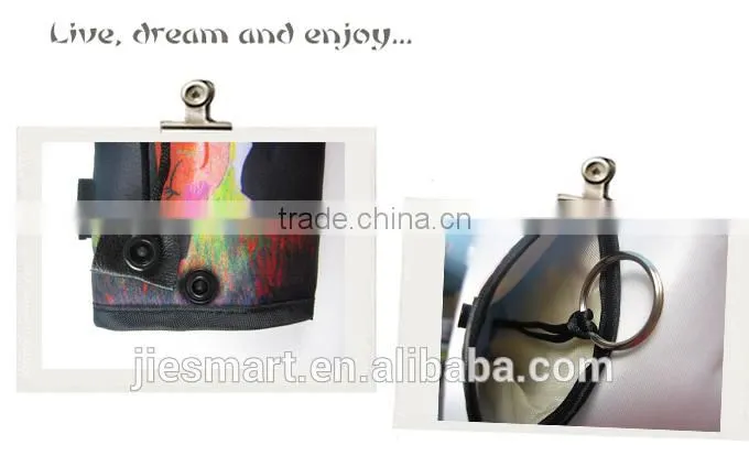 key purse sublimation printed key bag