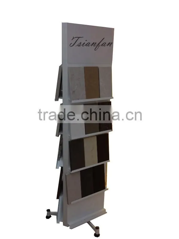 SRT016 Hanwha Double sides metal display exhibition