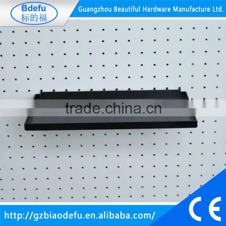 Latest new design high quality store use metal shelf rack ,Pegboard shelf display holder