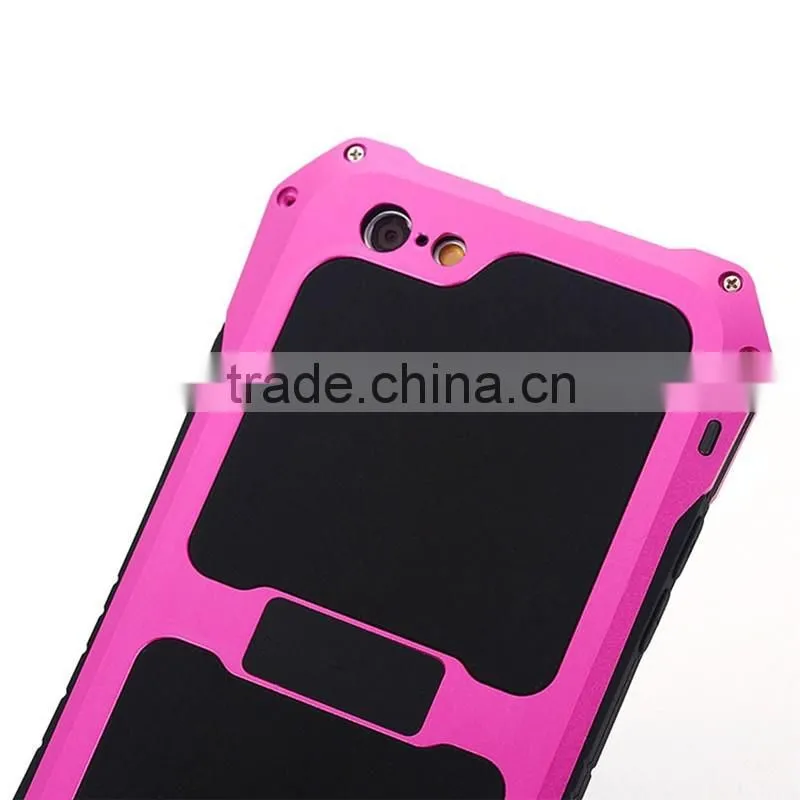 Luxury aluminum metal frame rubber silicone bumper hard case cover for Xiaomi mi4i for Samsung galaxy mega 6.3 for Sony