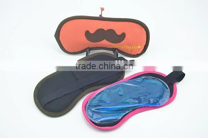Funny style eye mask anti-aging moisturizing hydrogel eye patch cotton eye mask for traveling and sleeping