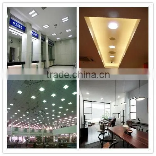 warm white square 18W led panel light housing