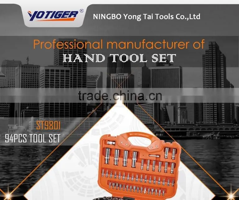 94pcs Professional 1/4"&1/2" Socket Wrech Set