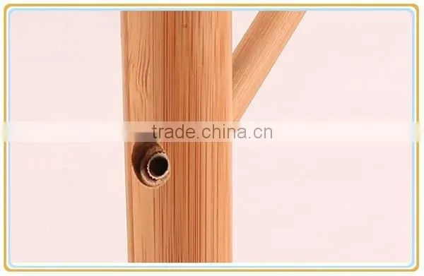 HJ-0003 Bamboo Kitchen Usage Display Hanging Rack for Hanging