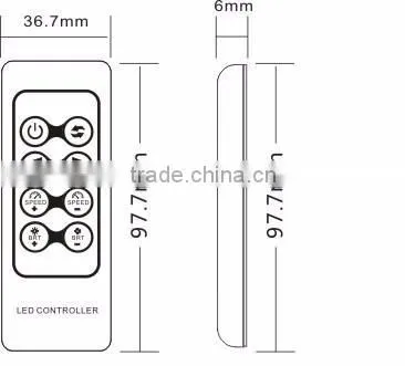 DMX 512 DIY multi changing patterns decorative light/ LED controller with LCD screen