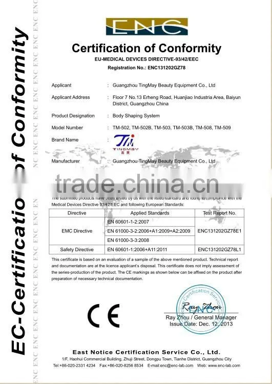 Professional sale electro muscle stimulation machine TM-502B