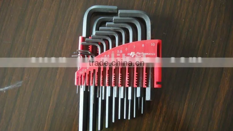 25PCS Black Finishing Metric and SAE Hex Key Wrench Set