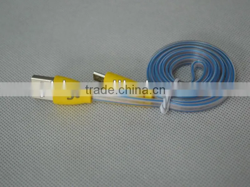 Newest mirco usb cable flat usb v2.0 micro usb cable