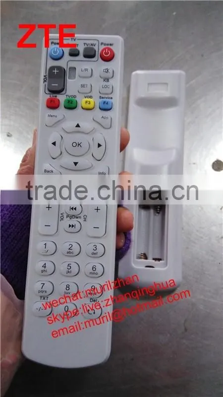 High Quality White 42 Keys Network set-top box remote control for Guangzhou Boluo,remote network box with Learning/copy