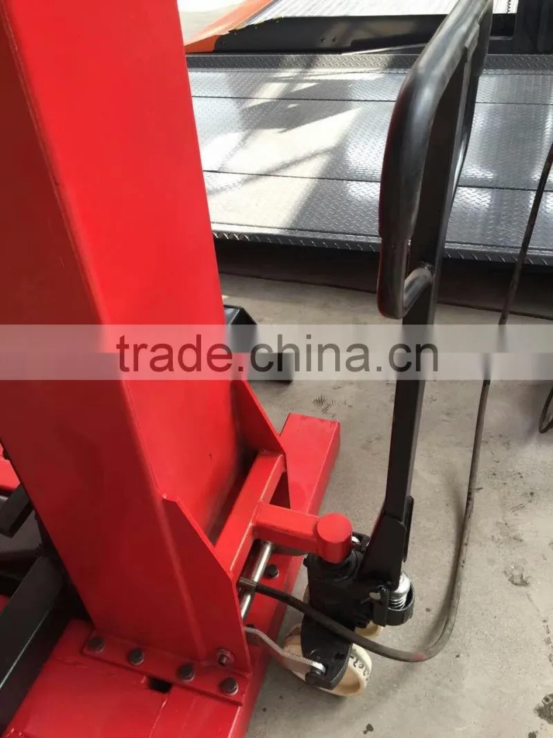 2500kgs 1950mm manual single post car lift