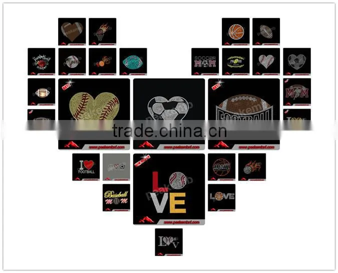 Hot Sale Wild about 3rd Grade Rhinestone Transfer Design Iron on Glitter for Children Clothing