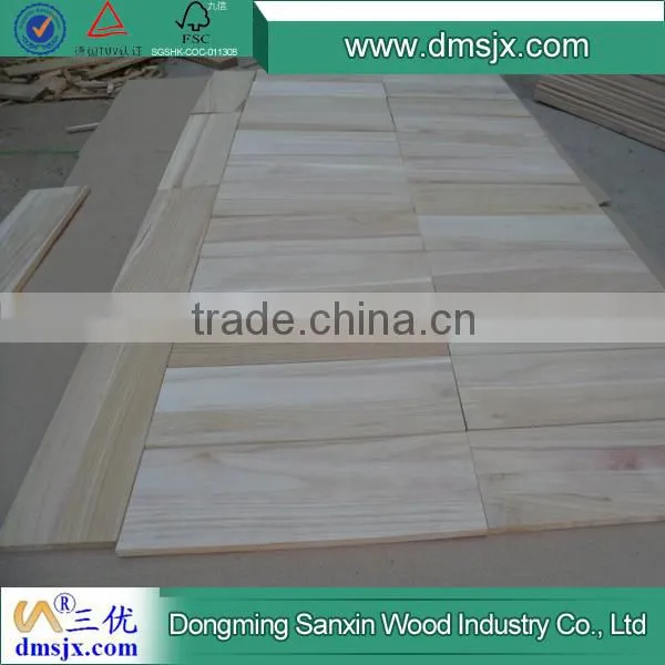 paulownia edge glued panel for drawer sides&backs