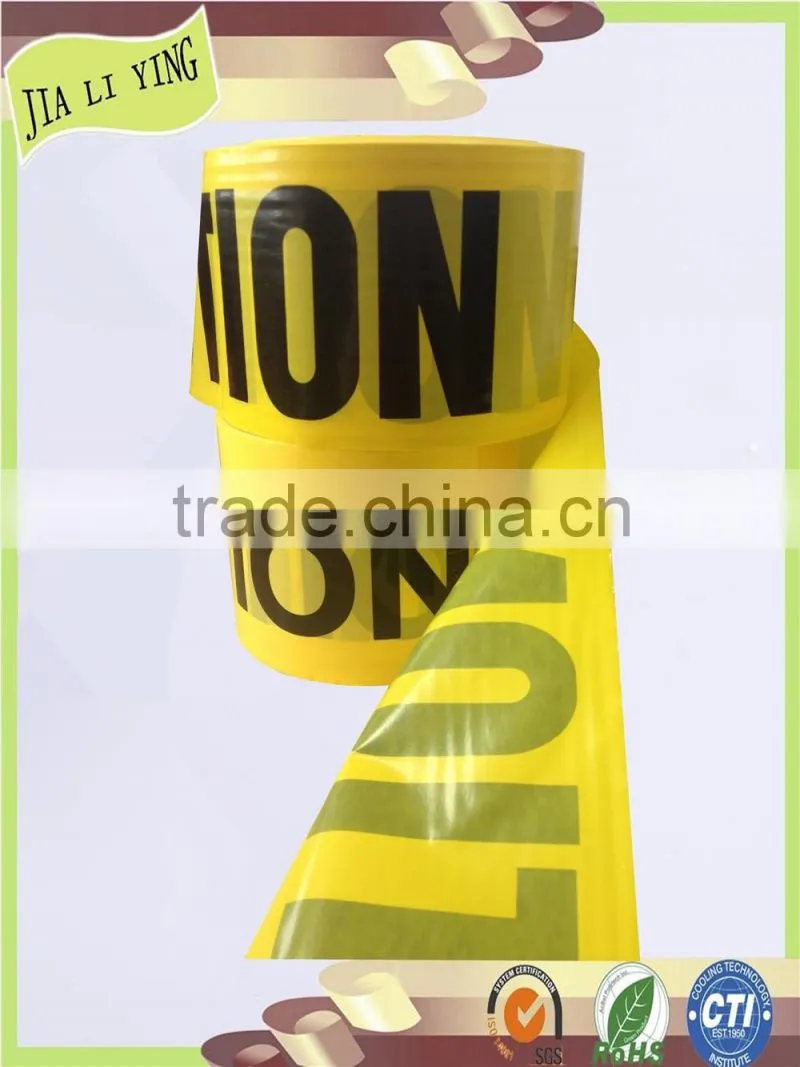 None-adhesive Police Caution Tape for Safety Warning