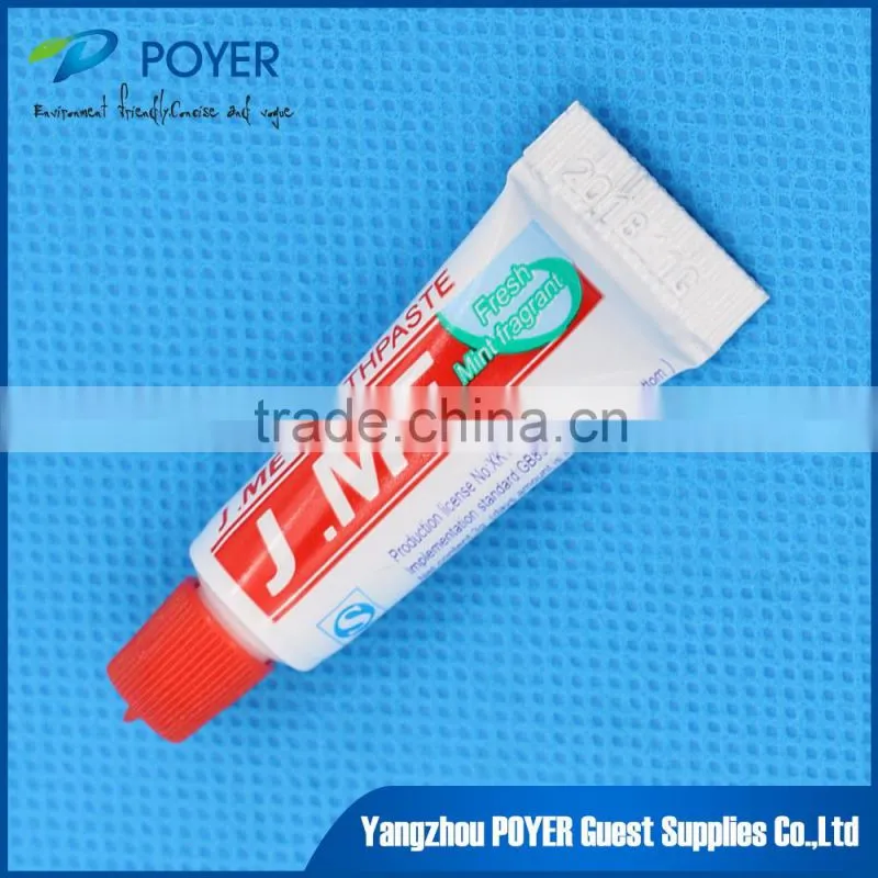 New design of cheap luxury hotel toothbrush toothpaste supplies set