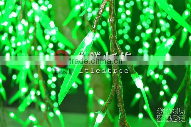24V super simulation led lighted willow tree