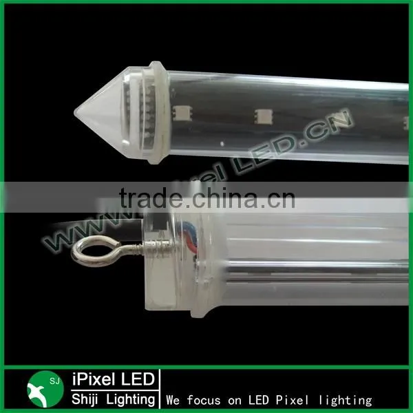 3d dmx led meteor light, dmx meteor tube for nighclube