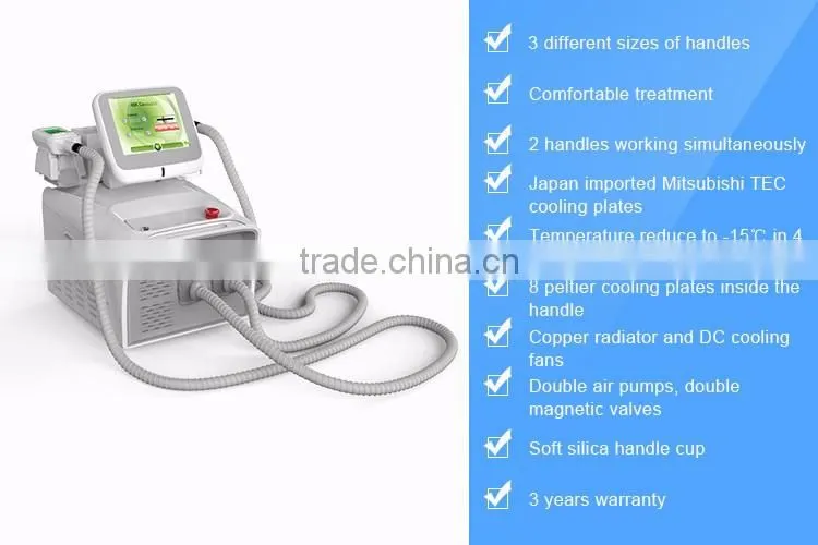 Newest ce approved criolipolisys machine / portable cryolipolysis slimming / criolipolisis machine freeze fat equipment