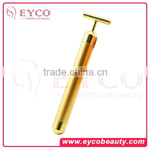 2016 new product real 24k gold beauty bar T shape beauty nail bar