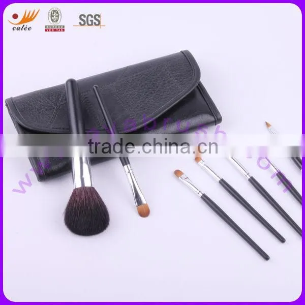 Latest Fashion Mini Makeup Brush set 7pcs with black pouch