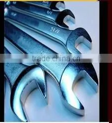 Elliptical Double Open End Spanner with Plastic Display Rack